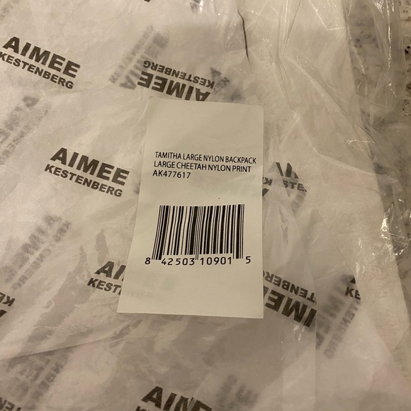 NEW AIMEE KESTENBERG Large Nylon Tech Tabitha Cheetah 19 x 12 x 5. Lapto… - Picture 3 of 8